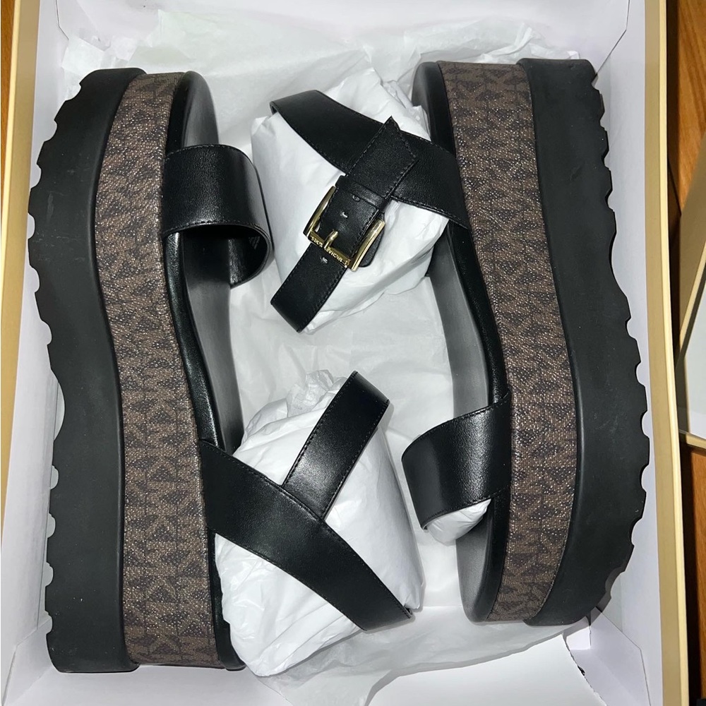 Mk Platform Sandals - image 2